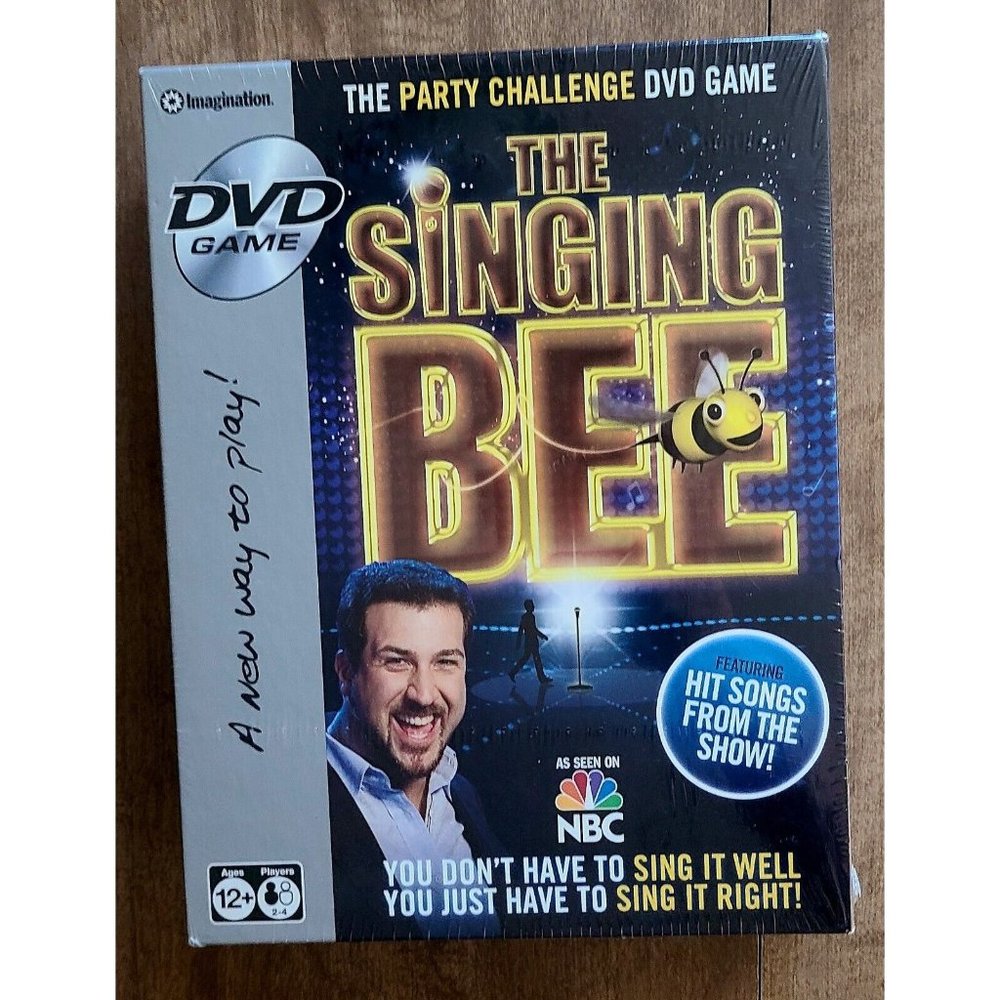 The Singing Bee DVD Board Game Imagination 2007 New Sealed